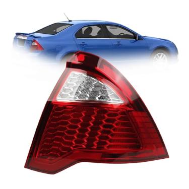 Imagem de Wahparts Farol traseiro tipo halogênio lado direito do passageiro compatível com 2010 2011 2012 Ford Fusion lâmpada traseira traseira substituição 9E5Z13404A FO2819147