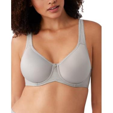 Imagem de Wacoal Sutiã feminino básico com contorno de beleza, Cinza, 42DD