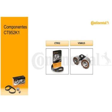 Imagem de Kit da correia sincronizadora Ford F 1000 1996 a 1998 - CONTINENTAL