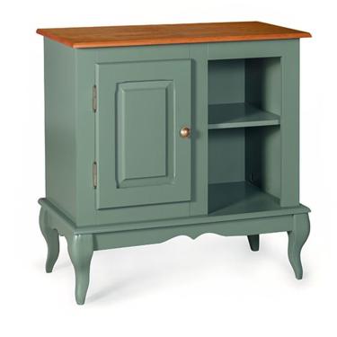 Imagem de Balcão Para Banheiro 2 Portas Com Nichos Dália M53051 Cor Laca - Verde Musgo