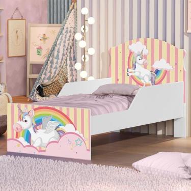 Imagem de Mini Cama Unicórnio Meigo Com Colchão