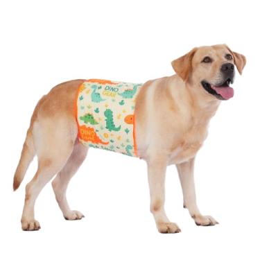 Imagem de LovinPet Colete de ansiedade para cães, envoltório de barriga calmante para cães, casaco de ansiedade ajustável, capa abdominal anti-lamber, envoltório de pressão e alternativa de cone, ajuda durante