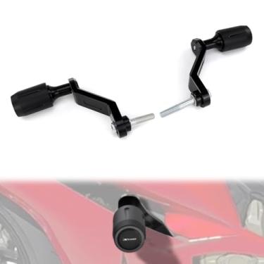 Imagem de Xitomer Quadro Sliders Crash Pad Compatível com 2025- Panigale V4 Panigale V4 S Proteção contra quedas Motocicleta Proteção contra quedas Carenagem Proteção contra quedas (FIXO)