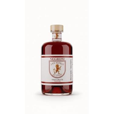 Imagem de NEGRONI SAN MARCO DI LEON - COQUETEL ARTESANAL - BITTER+VERMUT+GIN - SABOR AMARGO/DOCE - 700 ml 26% vol.
