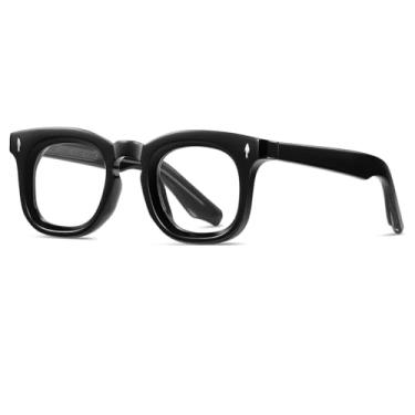 Imagem de HPIRME Óculos de sol vintage polarizados com rebite, óculos de sol steampunk de luxo com proteção UV400 (anti-luz azul) para homens e mulheres