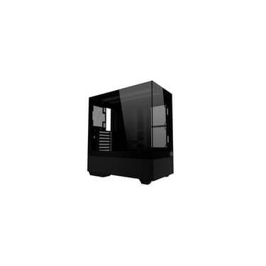 Imagem de Gabinete Gamer Redragon Reflect Pro, Mid Tower, E-ATX,  Lateral e Frontal em Vidro Temperado, Sem FANs, Preto - CA-607B