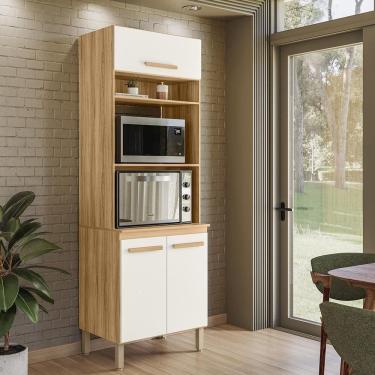 Imagem de Paneleiro Intenza Torre Quente Com 3 Portas Freijo/off White