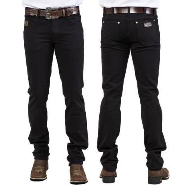 Imagem de Calça Masculina Docks Jeans Preta Sarja - Ref. 590, 40