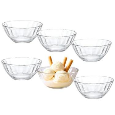Imagem de Jogo 6 Potes De Sobremesa Tigela Bowl Taça De Vidro 250ml - Wellmix, C
