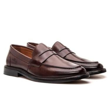 Imagem de Mocassim Masculino Alfe Semi Acabado Mahogany Samello-Masculino