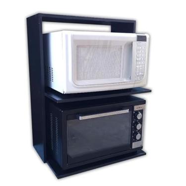 Imagem de Prateleiras Para Micro-Ondas E Fornos — Prateleiras E Suportes Para Cozinha(Preto)