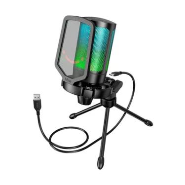 Imagem de Microfone Fifine Ampligame A6v Usb RGB.