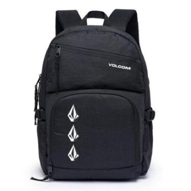 Imagem de Mochila Volcom Executiva Notebook Bolsa Impermeável Reforçada Faculdade Escolar 20 Litros-Unissex