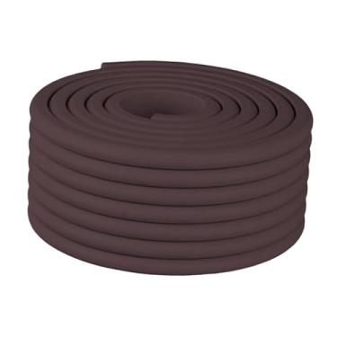 Imagem de MERIGLARE Fita isolante para tubos, autoadesiva, para clima frio, fita protetora de espuma de 8 cm de largura, para uso externo, Marrom