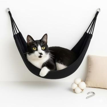 Imagem de Rede de Descanso para Gatos e Pets Pequenos | Algodão Lavável e Portátil