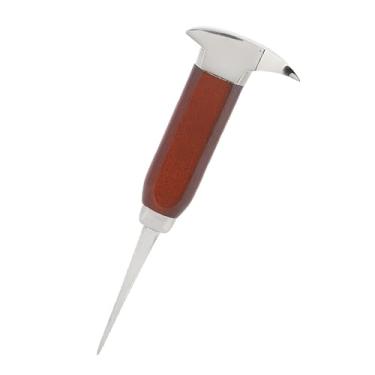 Imagem de Generic Picador de Gelo de Aço Inoxidável de Qualidade Premium, Cabo de Madeira Ergonômico, Muddler de Gelo para Fácil Corte de, 6,7" para Cubo de