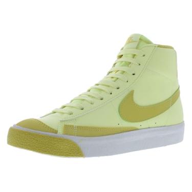 Imagem de Nike Tênis infantil vintage blazer médio - Barely Grape & Metallic Copper, Tom de citron/vela de aipo Volt-amarelo, 5.5 Big Kid