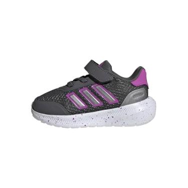 Imagem de adidas Tênis infantil X_PLR Path, Cinza/Roxo Explosão/Ferro Metálico, 6 Toddler