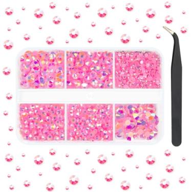 Imagem de Strass de resina para artesanato deslumbrante, 2 mm, 3 mm, 4 mm, 5 mm, 6 mm, pedras lisas, pedras, diamantes, cristais, pingentes para unhas, canecas de maquiagem, copos, garrafas, artesanato, roupas