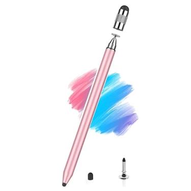 Imagem de Caneta para tablet AMZ 3 em 1 para Fire HD 10 Stylus, Fire Max 11, caneta Stylus Fire Tablet para Fire Kids&Kids Pro, Stylus para tela sensível ao toque com 3 pontas (3 em 1 - ouro rosa)