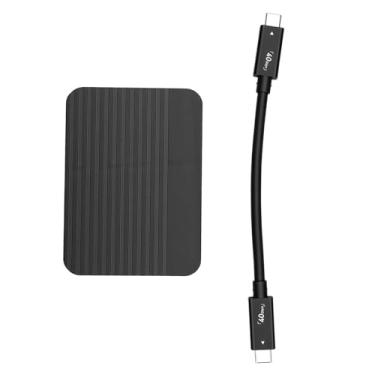 Imagem de Zyyini Adaptador Ethernet de 10 Gb, Adaptador de Rede USB4 para 10 Gb de Alta Velocidade Com Porta RJ45 10 Gbps 5 Gbps 2,5 Gbps 1 Gbps 100 Mbps para Linux OS X Thunderbolt 3 4