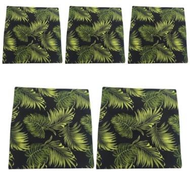 Imagem de 5 Capas de Almofada 45x45 Aquablock – Kit Impermeável para Ambientes Externos (PALMEIRA)
