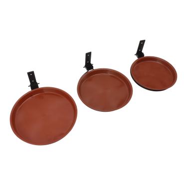 Imagem de Alomejor Banho de Pássaro para Fora, Banheira de Pássaro Independente Vintage Com Tigela de Alimentação, Decoração do Jardim do Pátio Jardim (3 maconha e 3 suporte)