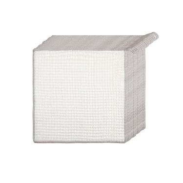 Imagem de Pacote com 5 panos de limpeza de cozinha espessos multiuso toalha de limpeza suja e poeira branca LCC820-001