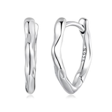 Imagem de GemKing BSE1198 Brincos românticos com gancho de laço, Prata esterlina, Sem Pedra Preciosa