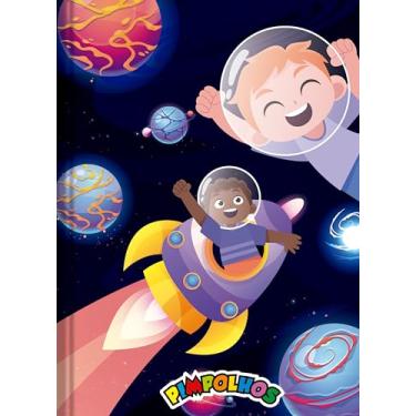 Imagem de Caderno Brochura Animativa, Capa Dura, Pimpolhos Masculino, 96 Folhas, Pacote com 5