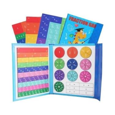 Imagem de Brinquedos Educativos De Disco De Frações Magnéticas Kawaii Para Crian