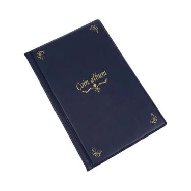 Imagem de Álbum De Moedas Com 120/150/240 Bolsos, Organizador De Dinheiro Para D