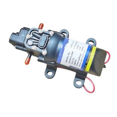 Imagem de ROUPWKWO 775 Bomba de autoescorvamento eletrônico de diafragma de alta pressão 12V suporte de alto fluxo motor de interruptor de pressão ajustável