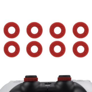 Imagem de MOLOPPO 8PCS Precision Rings for Xbox，Precision Rings for PS5，Gaming Accessories for PS4,for PS5, for PS Portal, for Xbox One,for Xbox Elite, for PlayStation 5 Accessories(Wine red)