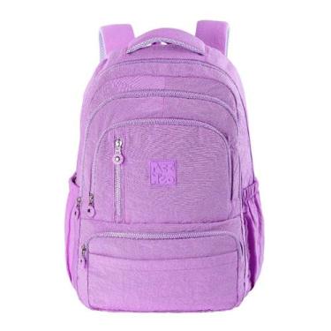 Imagem de Mochila Escolar De Costas Juvenil Crinkle Impermeável Pack n'go Notebo