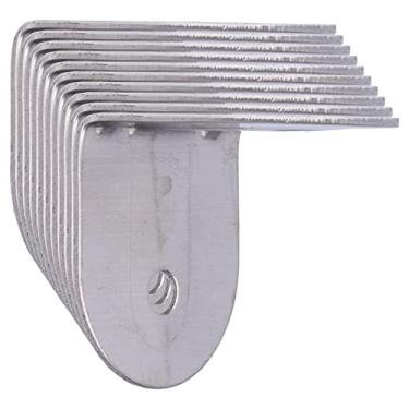 Imagem de 10PCS Suportes de Ângulo Retto Aço Inoxidável Fixadores Cantos para Prateleiras Móveis Suporte Carga Pesado Fácil Instalar Corrosão Reforço e Reparo R