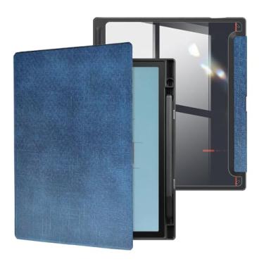 Imagem de Capa para Onyx Boox Note Air4 C/B/W (2024), capa magnética para tablet com suporte para lápis (azul escuro)