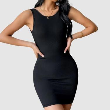 Imagem de Vestido curto costa nua - SWISS BOUTIQUE, Preto, P