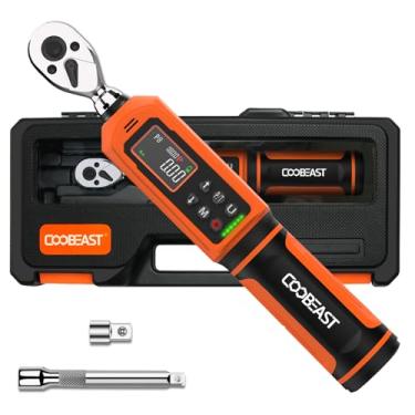 Imagem de coobeast Chave De Torque Digital 1/4 De Acionamento, 0,45-30 Nm, 5 Unidades De Medida, Bicicleta E Automóvel