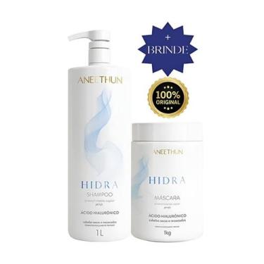 Imagem de Kit Hidra Aneethun 2 passos Shampoo e Máscara Hidratante