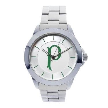 Imagem de Relógio Palmeiras Casual Aço Masculino SEP23-003-2-Masculino