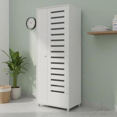 Imagem de Armario Multiuso Lavanderia 2 Portas e 1 Gaveta Marilia - Miroo Móveis