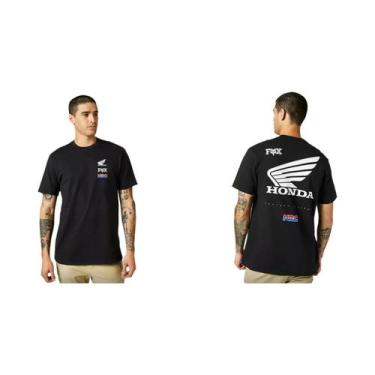 Imagem de Honda fox hrc camiseta masculina streetwear casual verão gráfico camis