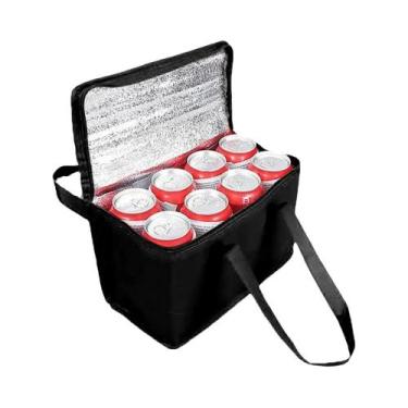 Imagem de Bolsa Térmica Portátil Para Almoço, Dobrável, Com Pacote De Gelo, Tran