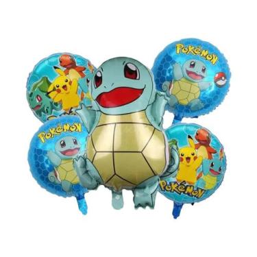 Imagem de Conjunto De Balões Pokémon Para Aniversário De Crianças De 1 a 9 Anos,