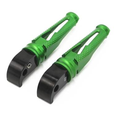 Imagem de Anti-derrapante Apoio para os pés traseiro para yzf r3 r15 r25 fz1 fz6 fz6r xjr1300 apoio para os pés traseiro do passageiro(Verde)