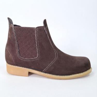 Imagem de Botina Infantil em Couro Legítimo com Solado Macio e Resistente para U