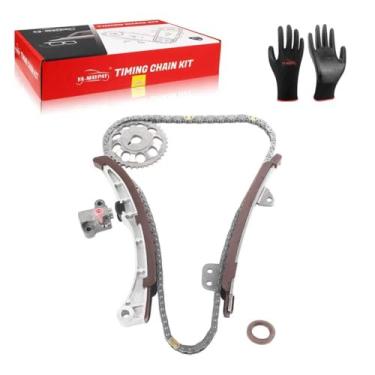 Imagem de YA-MAYPAY Conjuntos de kits de corrente de distribuição compatíveis com Toyota Prius, Vitz, Yaris, Echo, Funcargo, Ractis, BB/Open Deck, Scion XB, XA, Will, Platz, Raum 1NZ-FE/1NZ-FXE 1.5L