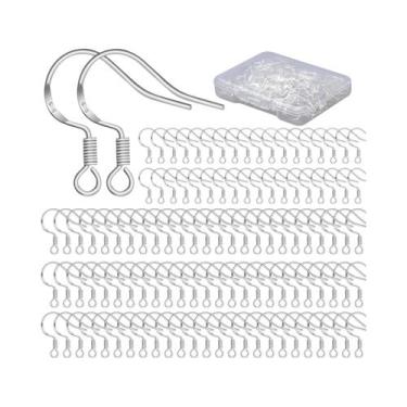 Imagem de Ganchos De Brinco Em Prata Esterlina 100pcs Fios De Orelha De Moda Com