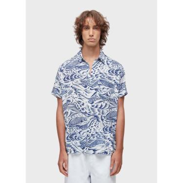 Imagem de Camisa pirarucu trace blue mc OSKLEN-Masculino